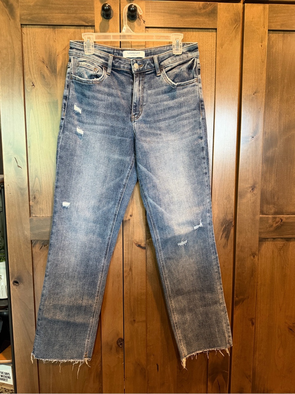 Lovervet Women's Straight-Leg Jeans in Faded Blue